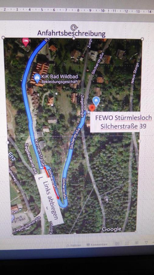 Stürmlesloch Lägenhet Bad Wildbad Exteriör bild